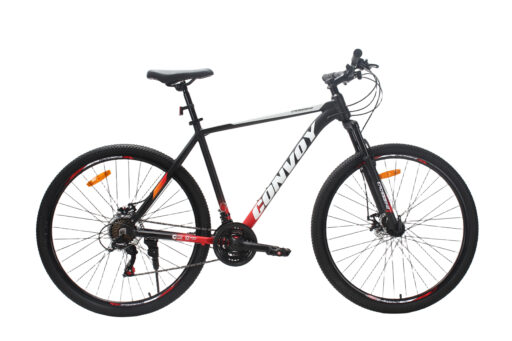 Велосипед CrossBike CONVOY 29" 19" Чорний-Червоний