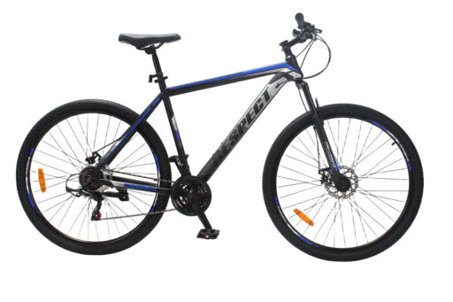 Велосипед CrossBike RESPECT 29" 21" Чорний-Синій