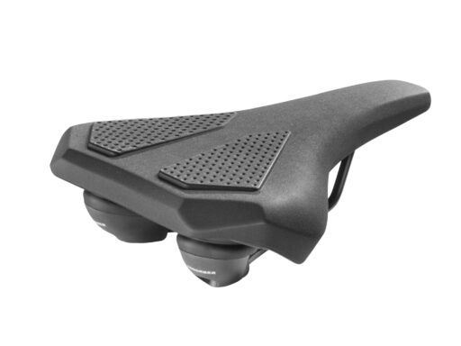 Сідло Monte Grappa BMG CORVETTA S011 PLUS, з еластомерним демпфером, чорний, 260х210 мм