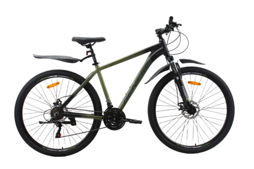 Велосипед Crossbike Genesis 29" 19" Чорний-Зелений