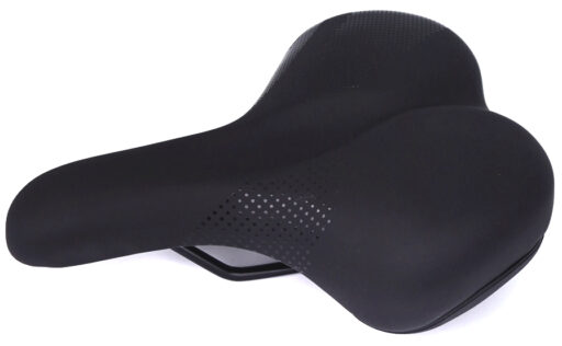 Сідло Green Cycle GCS-2602, 270мм x 190мм, сталеві рейли, чорнеСедло Green Cycle GCS-2602, 270мм x 190мм, стальные рейлы, черное