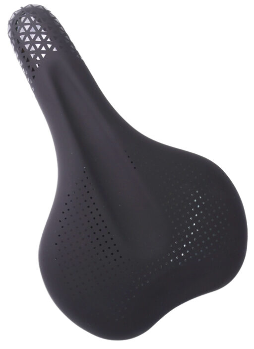 Сідло Green Cycle GCS-2609, 280мм x 175мм, сталеві рейли, чорнеСедло Green Cycle GCS-2609, 280мм x 175мм, стальные рейлы, черное