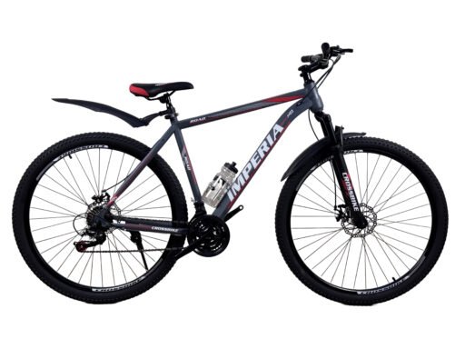 Велосипед CrossBike Imperia 29" 21" Сірий-Червоний