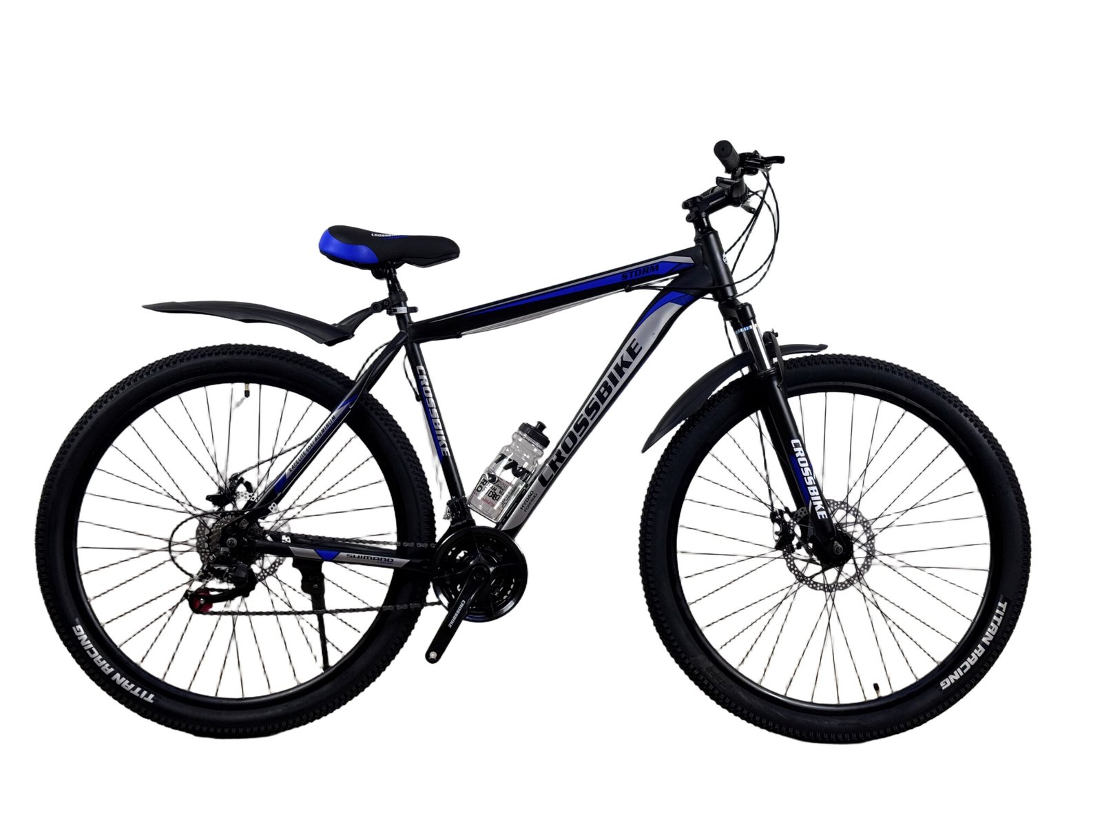 Велосипед CrossBike Storm 29" 21" Чорний-Синій